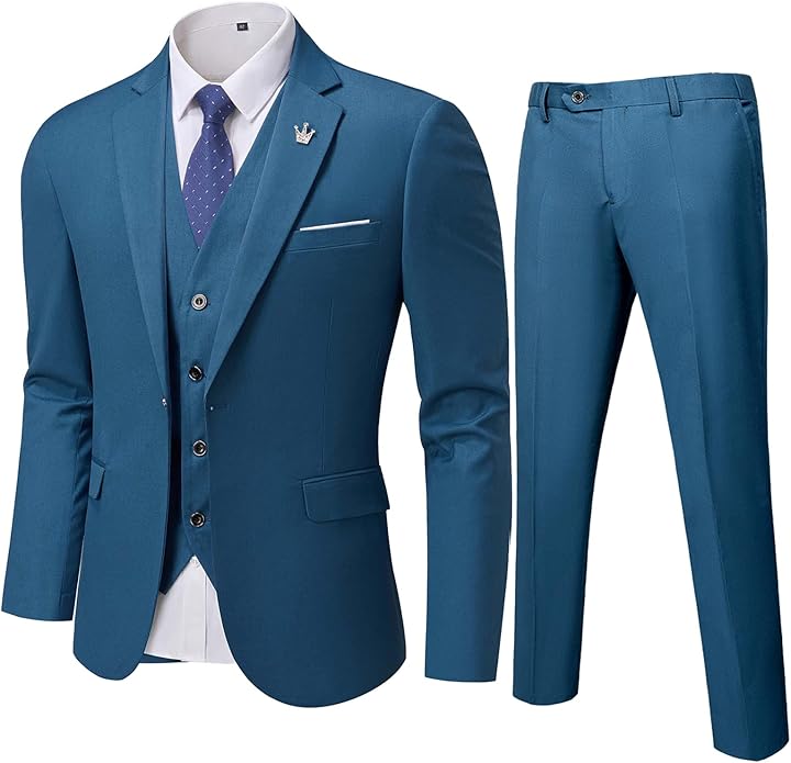 Comfortable Two-Piece Men's Suit - Ralph-Blue-XS-State of Style