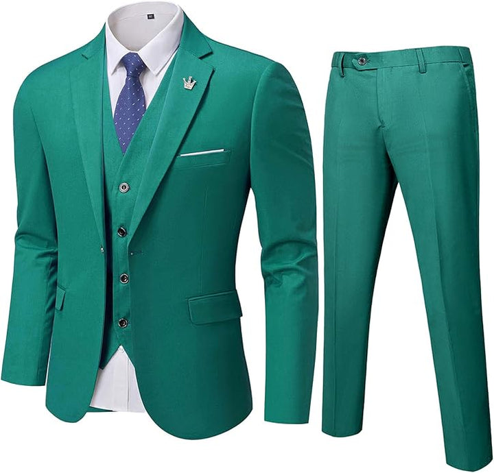 Comfortable Two-Piece Men's Suit - Ralph-Green-XS-State of Style