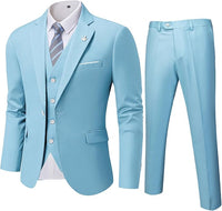 Comfortable Two-Piece Men's Suit - Ralph-Light Blue-XS-State of Style