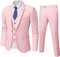 Comfortable Two-Piece Men's Suit - Ralph-Light Pink-XS-State of Style