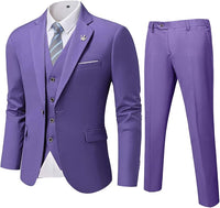 Comfortable Two-Piece Men's Suit - Ralph-Purple-XS-State of Style