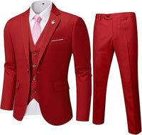 Comfortable Two-Piece Men's Suit - Ralph-Red-XS-State of Style