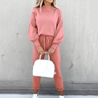 Comfortable Two-Piece Tracksuit - Zoë-Pink-S-State of Style