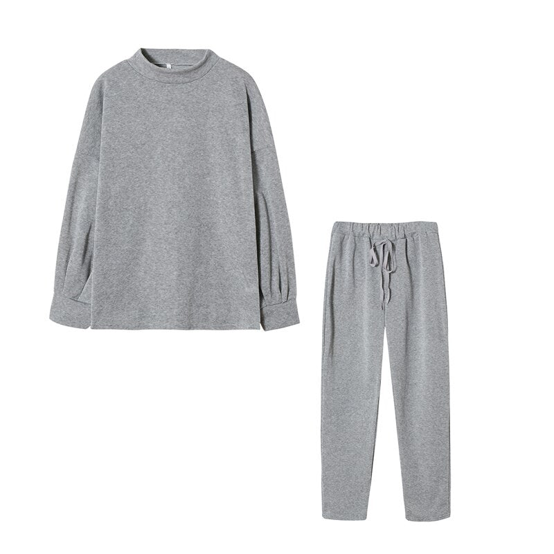 Comfortable Two-Piece Tracksuit - Zoë-Pink-S-State of Style
