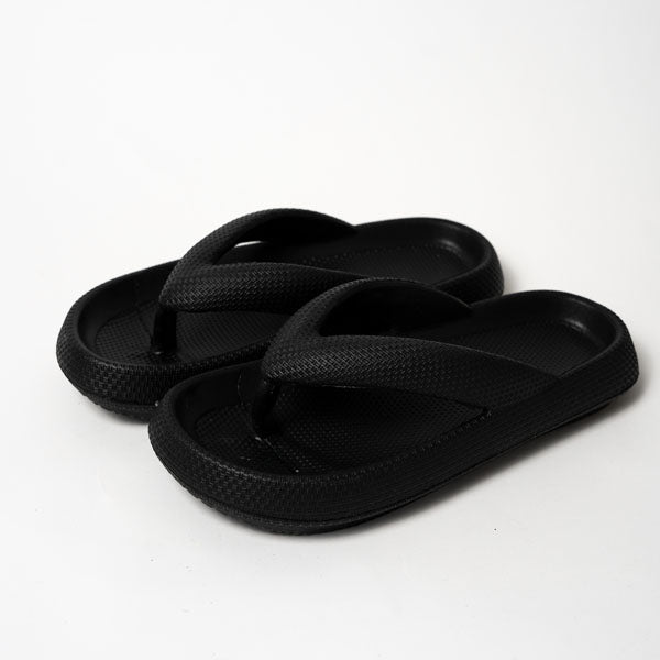 Comfortable Unisex Platform Slippers – Alex-Black-3.5-State of Style