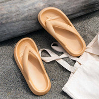 Comfortable Unisex Platform Slippers – Alex-Oat Latte-3.5-State of Style