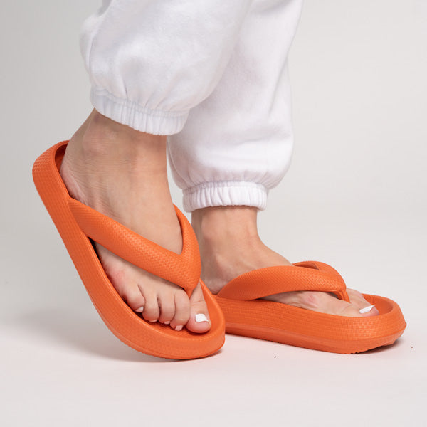 Comfortable Unisex Platform Slippers – Alex-Orange-3.5-State of Style