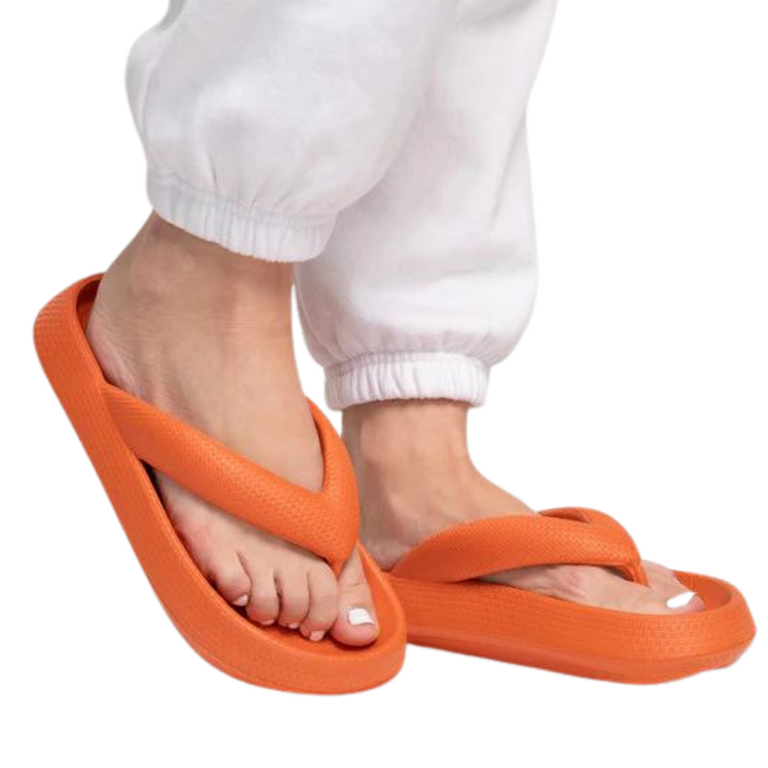 Comfortable Unisex Platform Slippers – Alex-Orange-3.5-State of Style