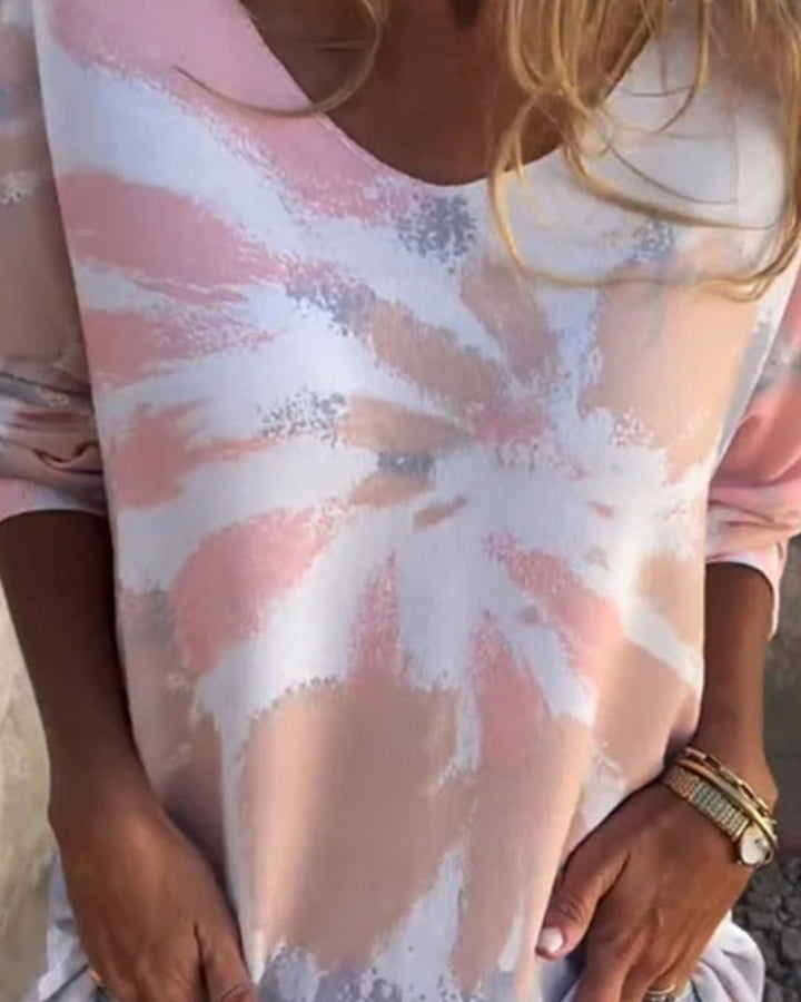 Comfortable & Versatile Women's Shirt with Round Neck – Maila-Pink-S-State of Style