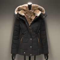 Comfortable Warm Women's Winter Coat - Elodie-Black-S-State of Style