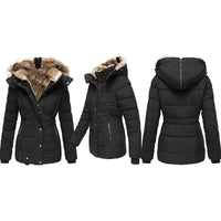 Comfortable Warm Women's Winter Coat - Elodie-Green-S-State of Style