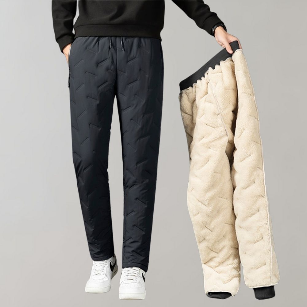 Comfortable Winter Trousers for Men - Logan-Grey-M-State of Style