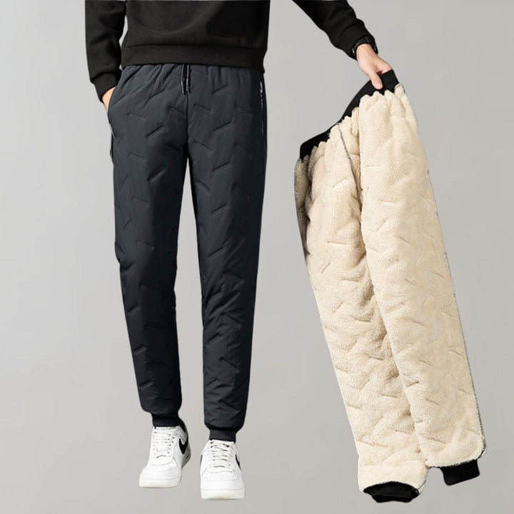 Comfortable Winter Trousers for Men - Logan-Grey Pencil-M-State of Style