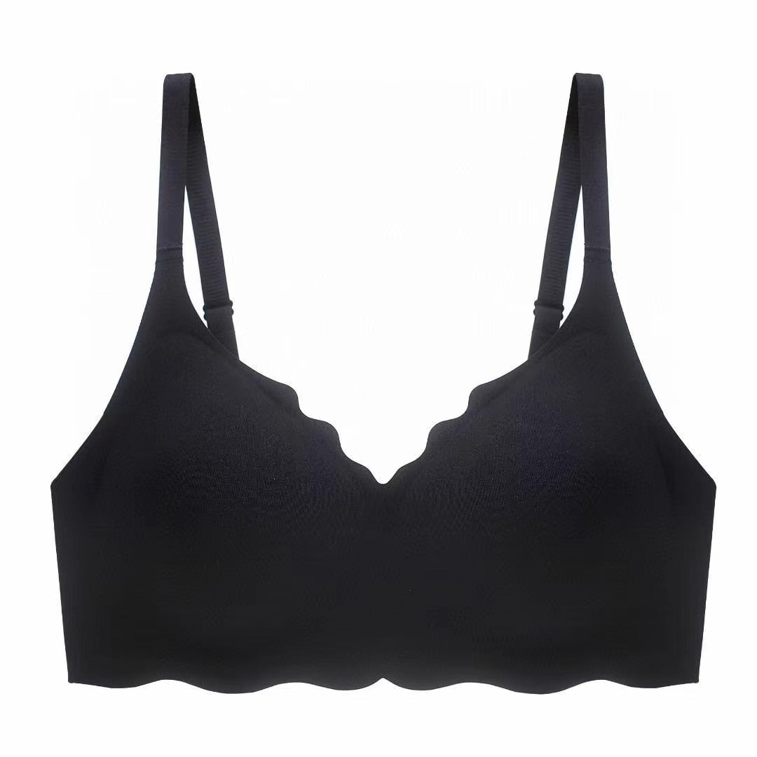 Comfortable Wireless Bra-Style 2 Black-One Size-S (8AB 10A)-State of Style