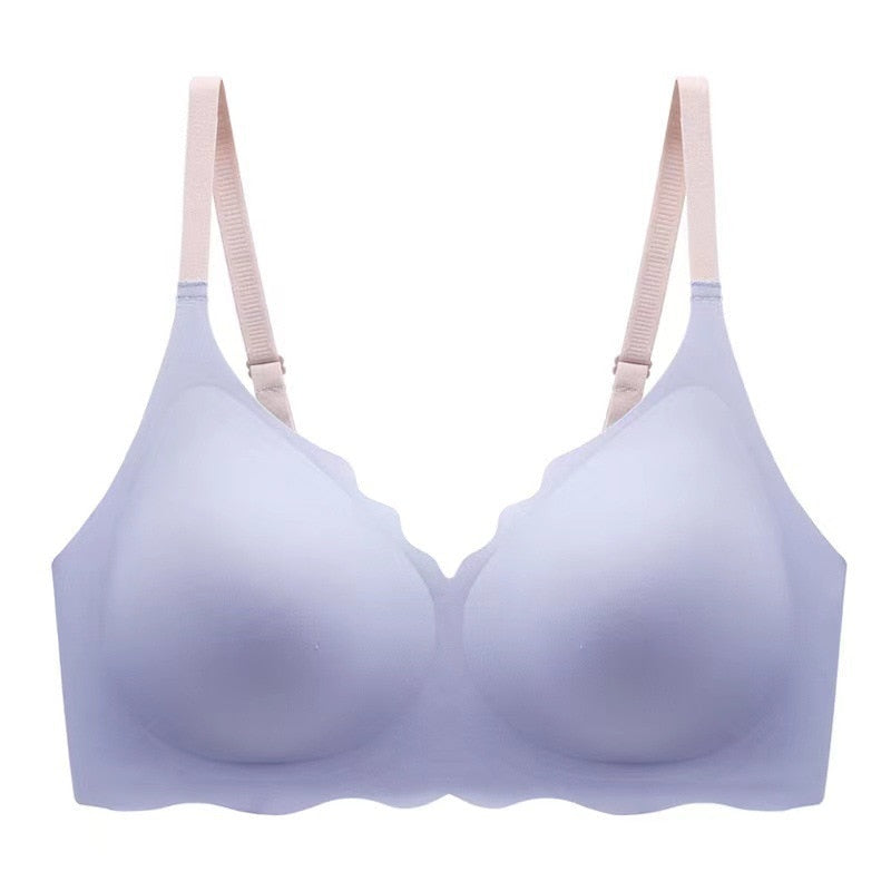 Comfortable Wireless Bra-Style 2 Light Blue-One Size-S (8AB 10A)-State of Style