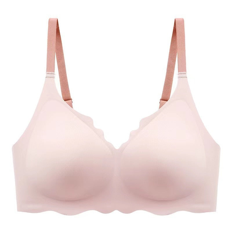 Comfortable Wireless Bra-Style 2 Pink-One Size-S (8AB 10A)-State of Style