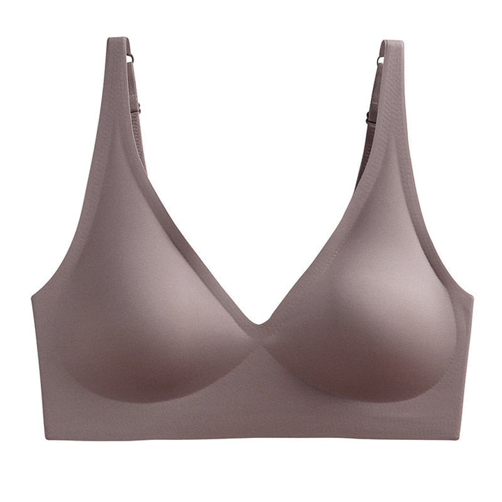 Comfortable Wireless Bra-Violet Grey-One Size-S (8AB 10A)-State of Style