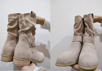 Comfortable Women's Ankle Boots - BellaStep-Beige-4.5-State of Style