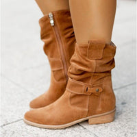 Comfortable Women's Ankle Boots - BellaStep-Camel-4.5-State of Style