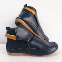 Comfortable Women's Ankle Boots - ErgoFit-Blue-5-State of Style