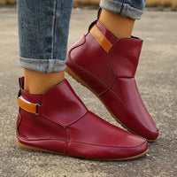 Comfortable Women's Ankle Boots - ErgoFit-Green-5-State of Style