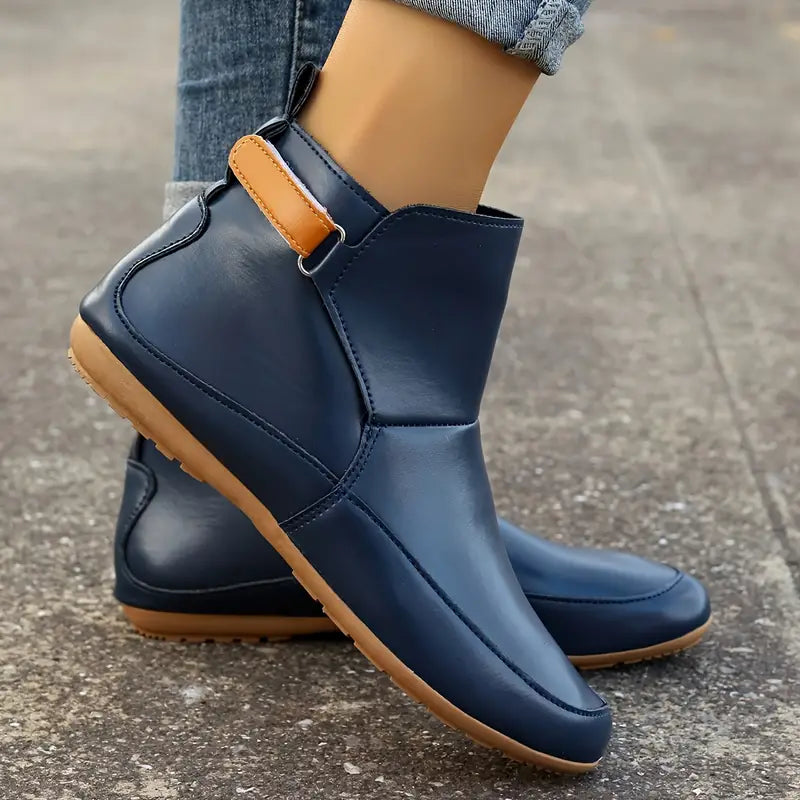 Comfortable Women's Ankle Boots - ErgoFit-Green-5-State of Style