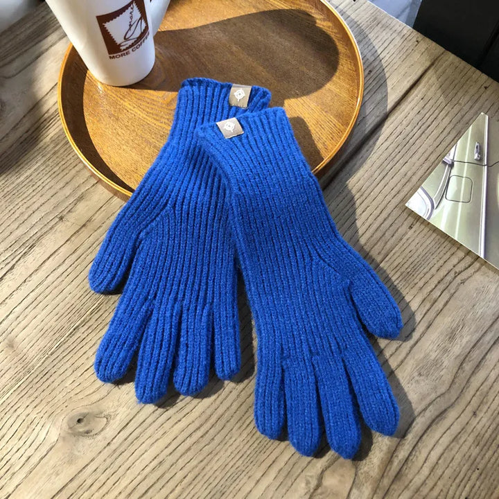 Comfortable Women's Gloves - Isolde-Blue-State of Style