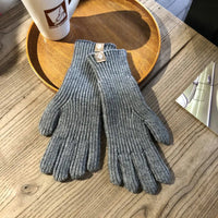 Comfortable Women's Gloves - Isolde-Grey-State of Style