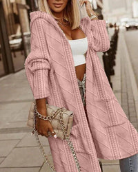 Comfortable Women's Hoodie - Elise-Pink-S-State of Style