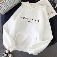Comfortable Women's Hoodie - Soleil-White-S-State of Style