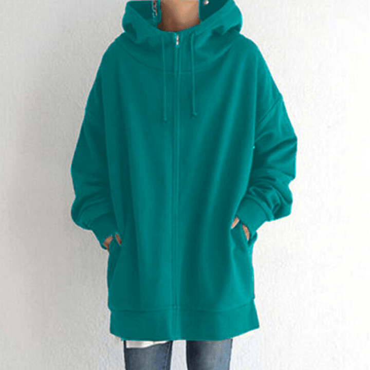 Comfortable Women's Jacket with Hood - ComfyHood-Grass green-S-State of Style