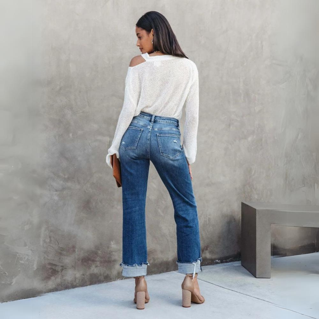 Comfortable Women's Jeans - Elise-S-State of Style