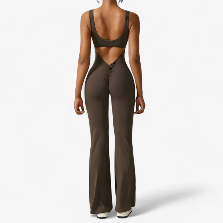 Comfortable Women's Jumpsuit – Amélie-Brown-XS-State of Style