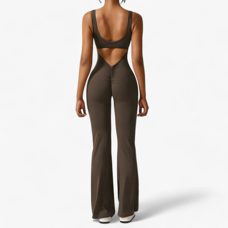 Comfortable Women's Jumpsuit – Amélie-Brown-XS-State of Style