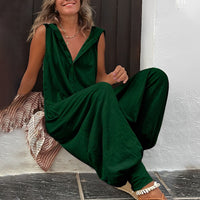 Comfortable Women's Jumpsuit – Nova-Dark green-S-State of Style