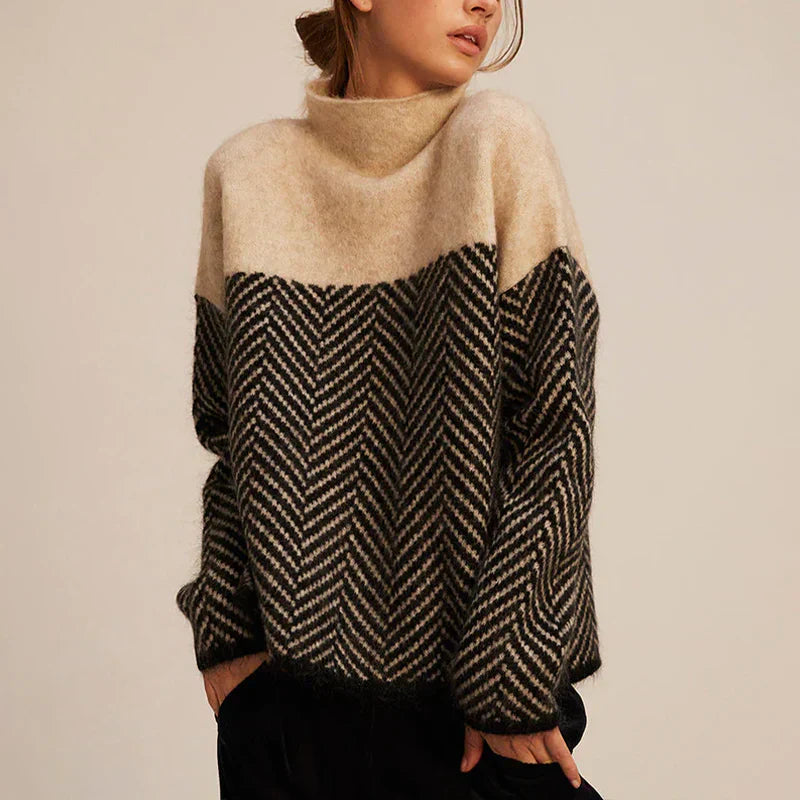 Comfortable Women's Sweater - Elodie-Beige-S-State of Style
