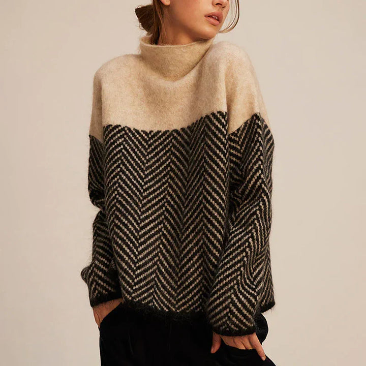 Comfortable Women's Sweater - Elodie-Beige-S-State of Style