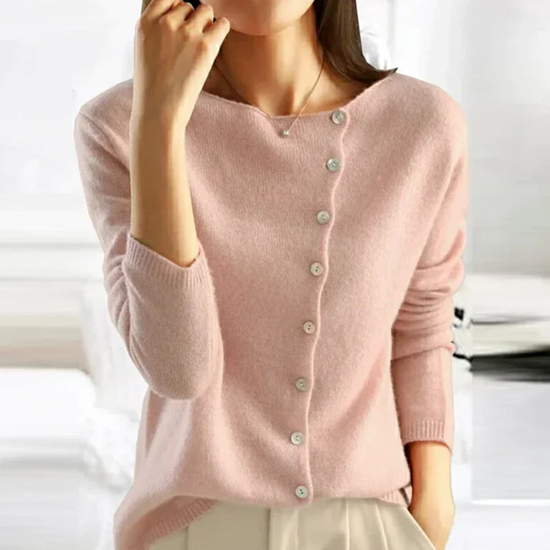 Comfortable Women's Sweater - Ivy-Pink-S-State of Style