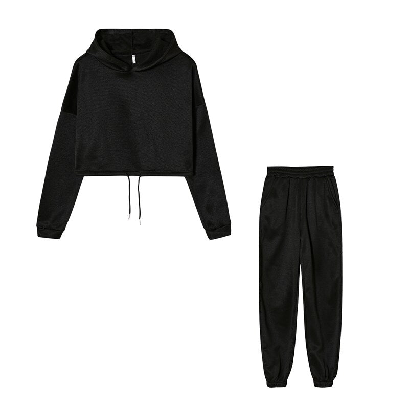 Comfortable Women's Tracksuit - Serena-Black-S-State of Style
