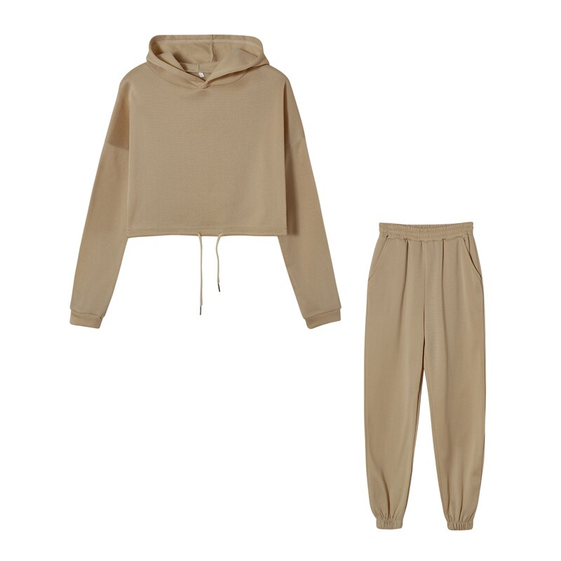 Comfortable Women's Tracksuit - Serena-Coffee-S-State of Style