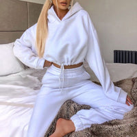 Comfortable Women's Tracksuit - Serena-White-S-State of Style