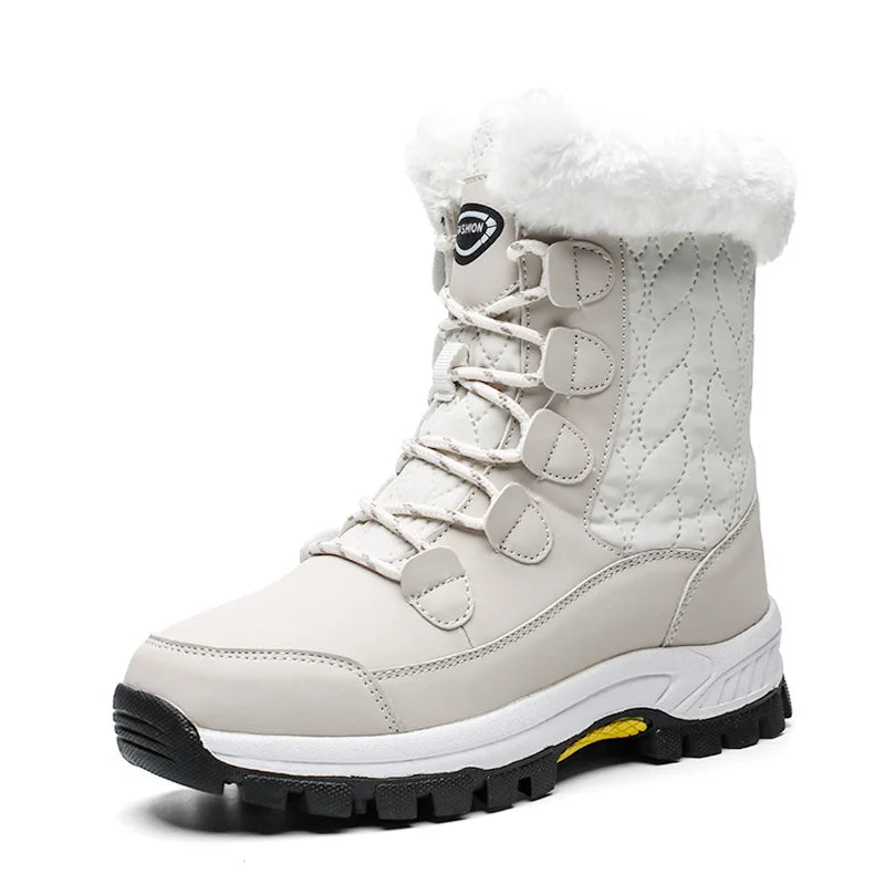 Comfortable Women's Winter Boots - Aurora-White-3.5-State of Style
