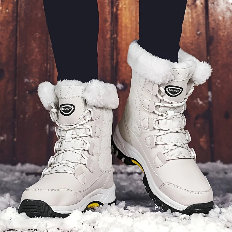 Comfortable Women's Winter Boots - Aurora-White-3.5-State of Style