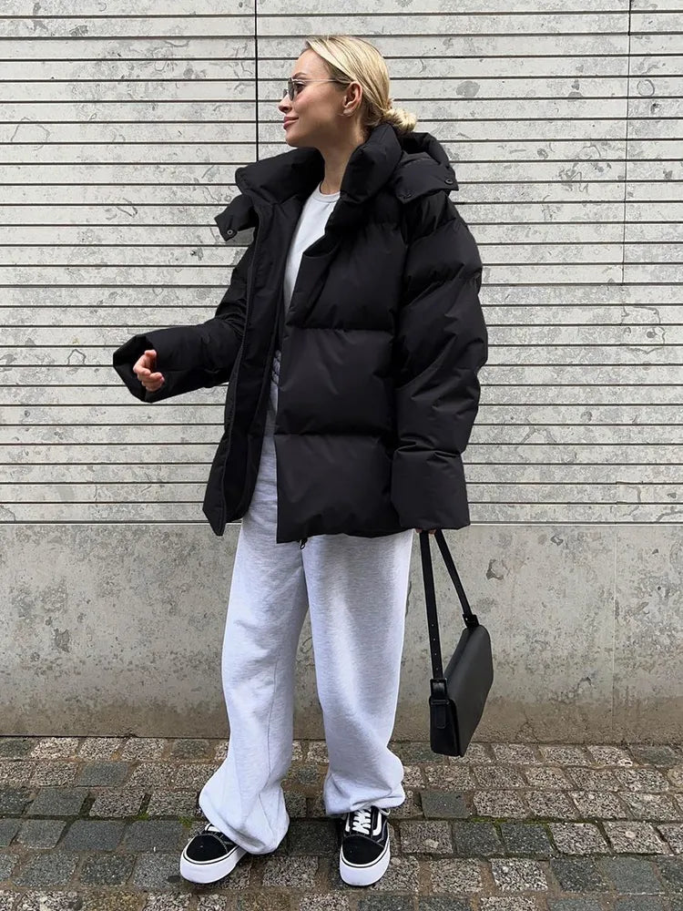 Comfortable Women’s Winter Coat - Aurora Luxe-Grey-S-State of Style