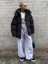 Comfortable Women’s Winter Coat - Aurora Luxe-Grey-S-State of Style