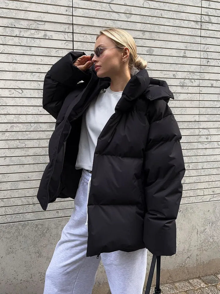 Comfortable Women’s Winter Coat - Aurora Luxe-Grey-S-State of Style