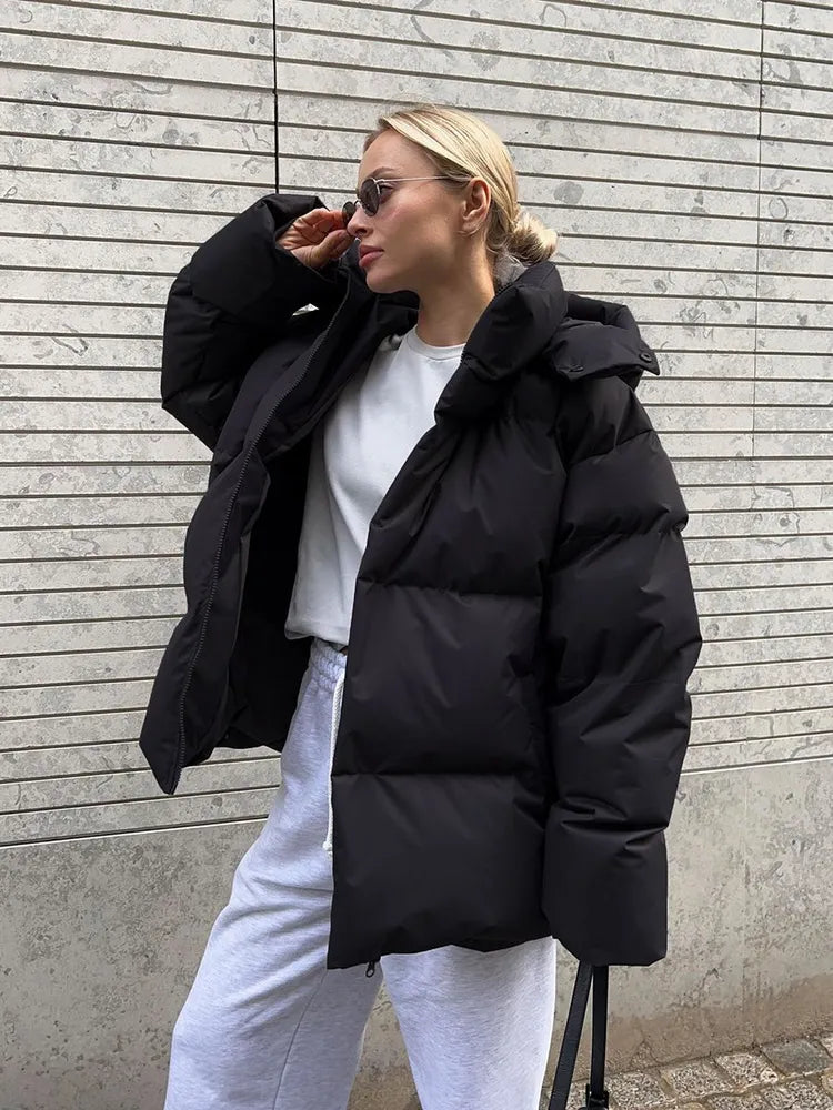 Comfortable Women’s Winter Coat - Aurora Luxe-Grey-S-State of Style
