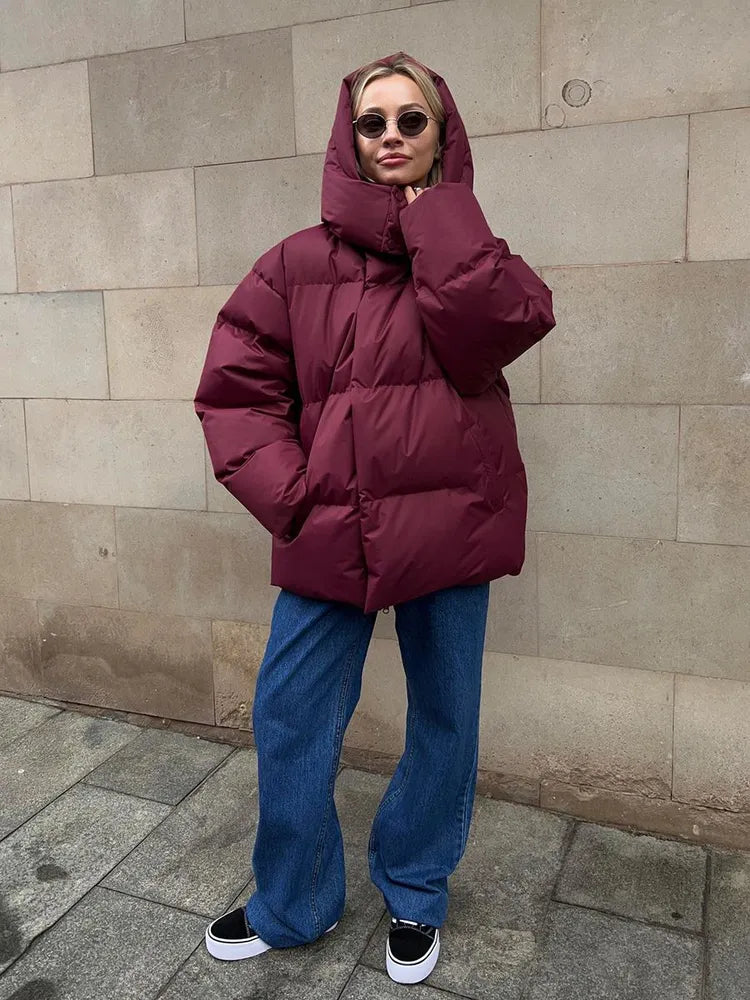 Comfortable Women’s Winter Coat - Aurora Luxe-Grey-S-State of Style