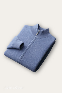Comfortable Wool Men's Vest - Elias-Blue-S-State of Style