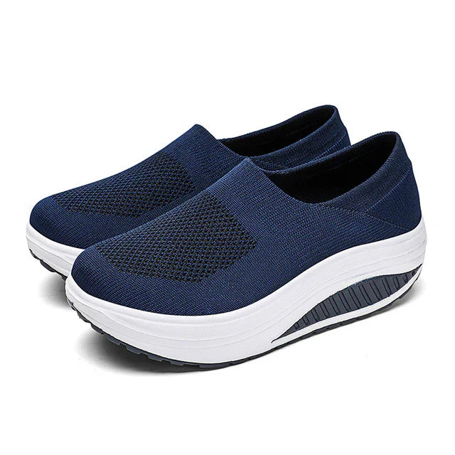 ComfortStride Slides | Women's Flip Flop Sneakers with Orthopedic Footbed-Blue-3.0-State of Style